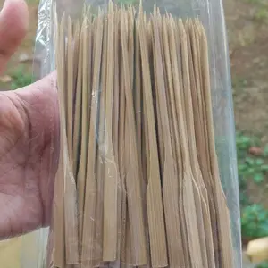 Tusuk sate isi 500 & isi 100 pcs Panjang 12 cm multifungsi (Daging, Jelly, Yakitori) dan kebutuhan dapur lainnya terbuat dari bambu - Pusat Kerajinan Bisnis Desa