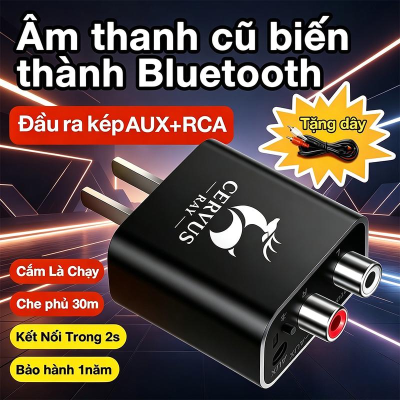 Bộ Thu Bluetooth 5.0, Âm Thanh Chất Lượng Cao, Thích Hợp Cho Loa, Âm Thanh Nổi,…