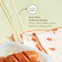 Gambar Little Dimple Kid's PPSU Chopstick - Sumpit untuk belajar anak - Training Chopstick bahan PPSU dari Little Dimple Kota Administrasi Jakarta Utara 4 Tokopedia
