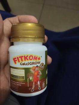 Product Review of Fitkom Calcigrow Tablet Hisap Rasa COklat - Suplemen Pertumbuhan Tinggi Badan Anak from d**e 0