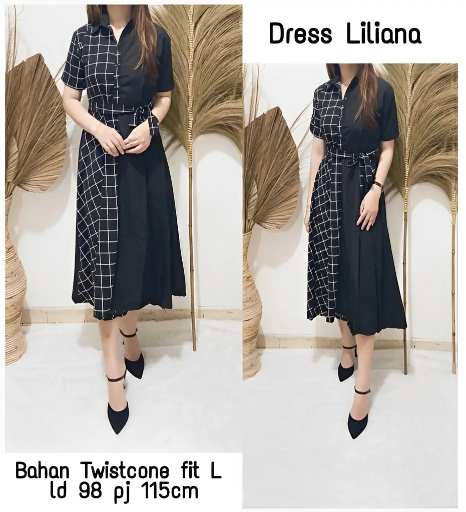 FF Dress Liliana Ld 100 cm P 115 cm B 300 gr Twistcone Printing #4205