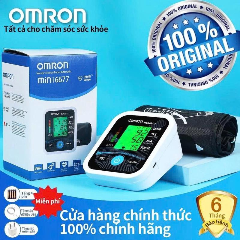 [ BẢO HÀNH 5 NĂM ] Máy Đo Huyết Áp Nhịp Tim Điện Tử Bắp Tay Tự Động Phiên Bản Cao Cấp Chuẩn Xác TẶNG KÈM DÂY +CỦ+PIN