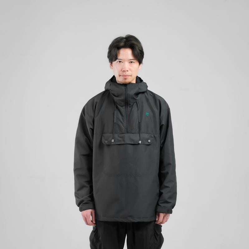 Jaket Cagoule Gorpcore Hawk Water Repellent Anorak Jacket Pria 0