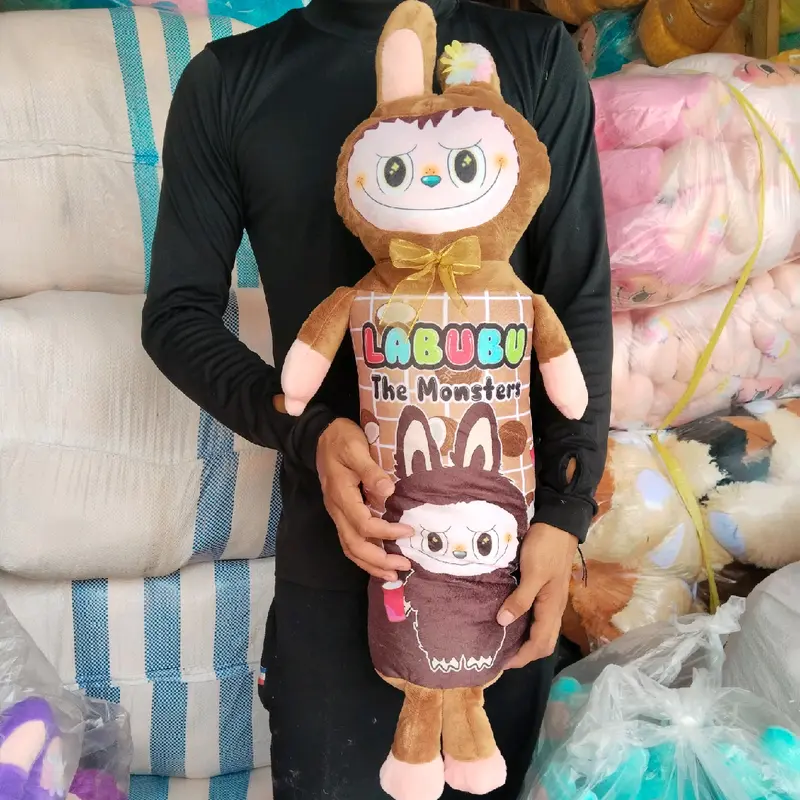 Guling Labubu bulu halus SNI 0