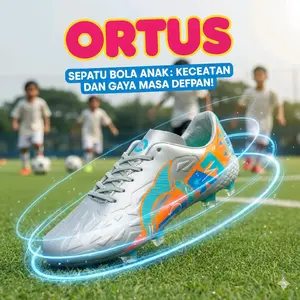Sepatu bola anak Ortuse anti slip size 33-38