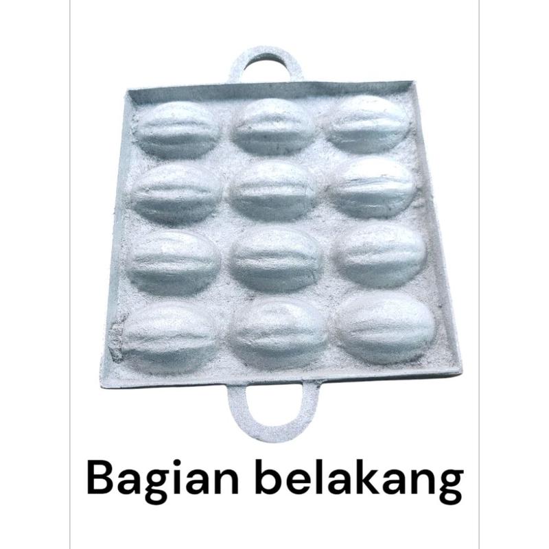 Cetakan kue bolu kumbang belimbing cubit kotak isi 12 lubang 2