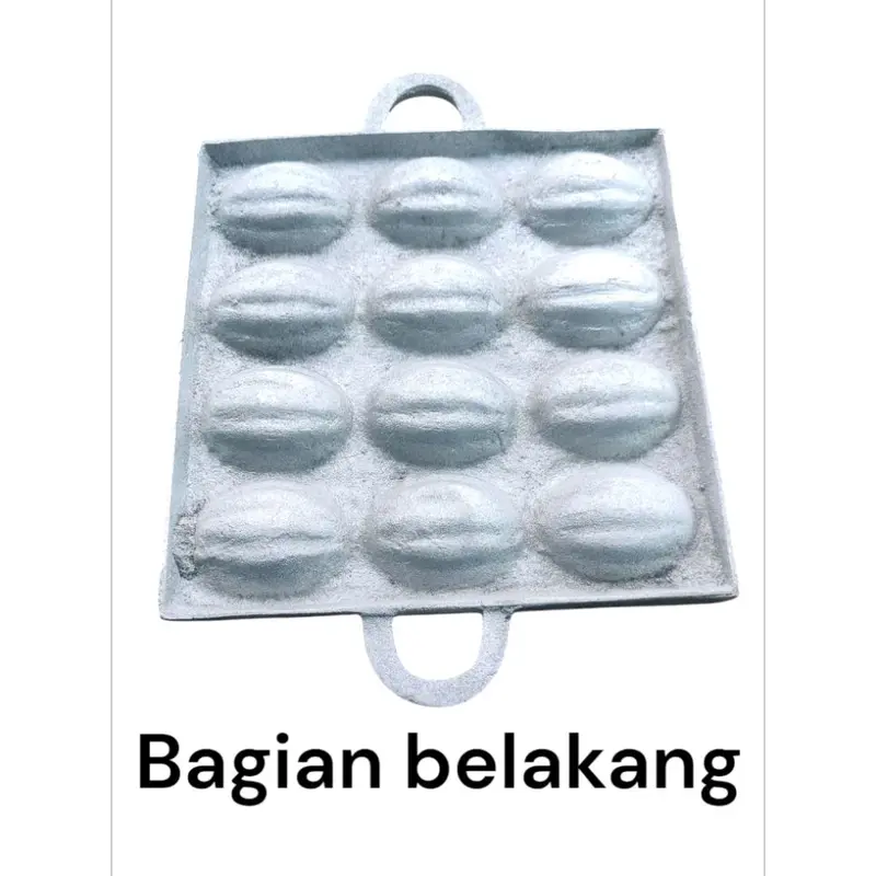 Cetakan kue bolu kumbang belimbing cubit kotak isi 12 lubang 2
