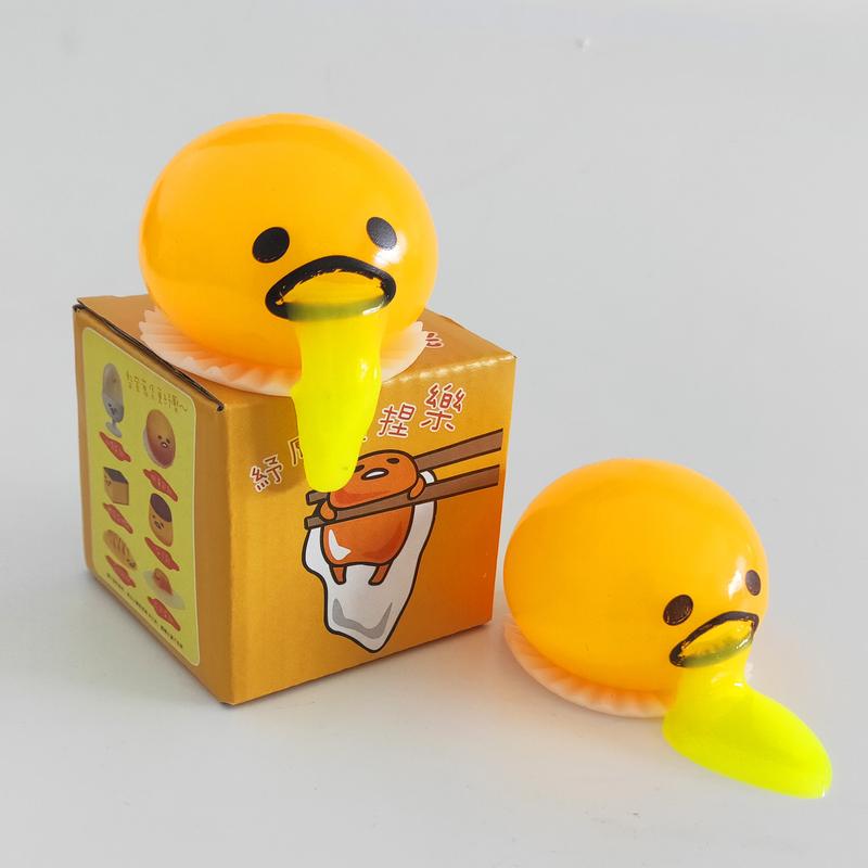  Trứng Lười Hút Nhả Slime Ngộ Nghĩnh Chơi Vui Xả Stress Hiệu Quả Gudetama Squishy Mochi 