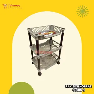 RAK SEGI HORRAZ / RAK SERBAGUNA / RAK SEGI PLASTIK / RAK DAPUR