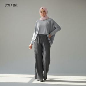 New Pleated Palazzo Pants (Fit Up To 100KG)