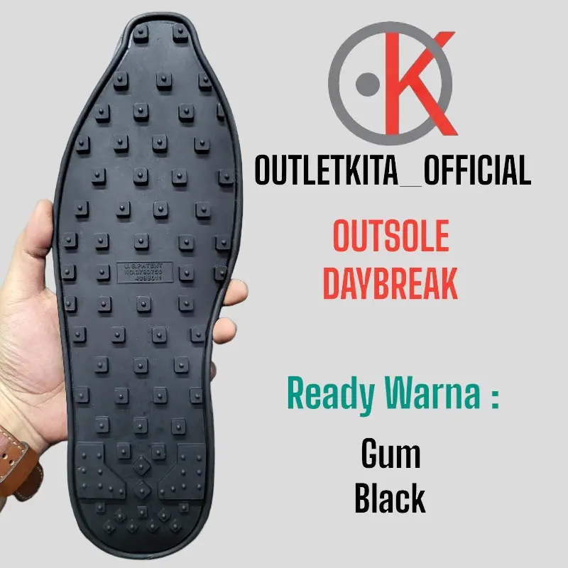 Outsole Sepatu Daybreak Sacai tapak kasut 1