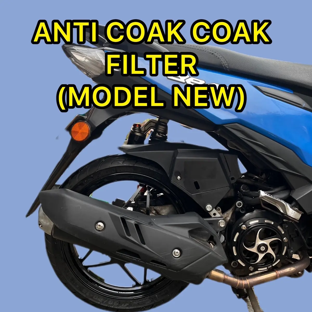 Hugger KOLONG Airblade Model NEW ANTI COAK FILTER pnp BEAT ESP,FI,POP,SCOOPY | ALL TAHUN 2019 KEBAWAH