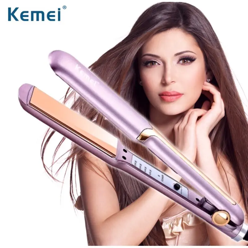 Catokan Rambut Kemei KM 459 Catok Straightener Curly