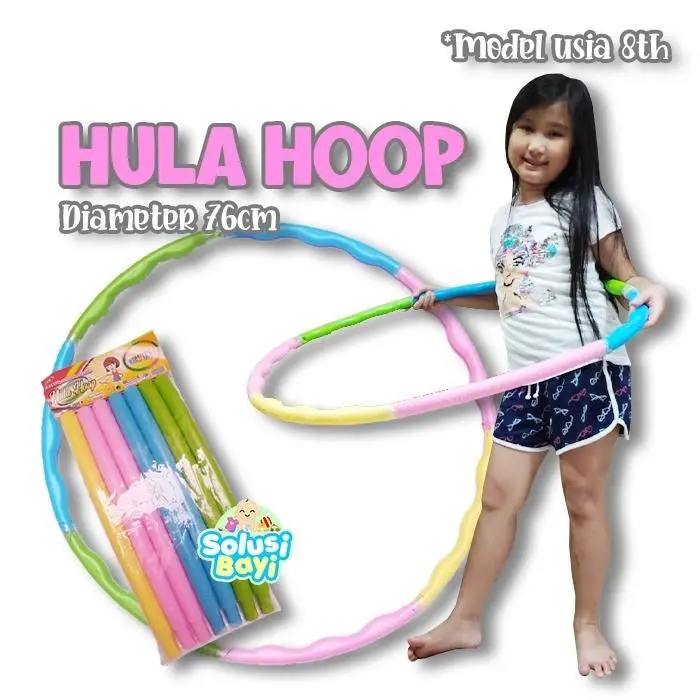 Mainan Hula Hoop Ring Plastik Hula hop Hulla Hoop Dancing Anak Dewasa Olahraga Outdoor 0