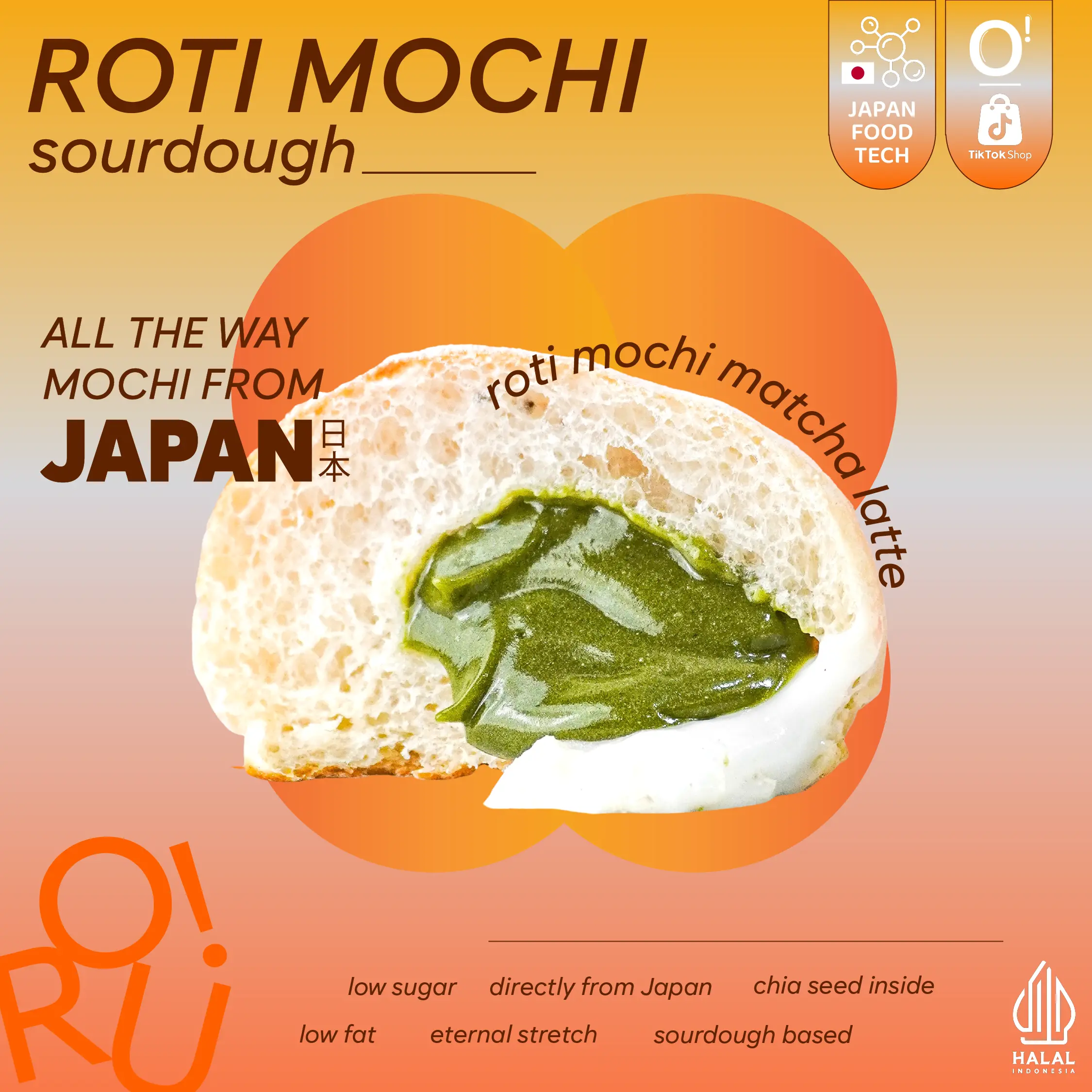 Roti Mochi Matcha Latte [#1 BEST SELLER]