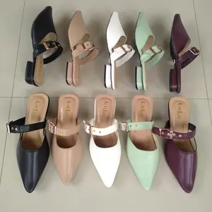 SANDAL SELOP WANITA TERBARU TINGGI HAK 3CM HARGA MURAH antiselip simpel