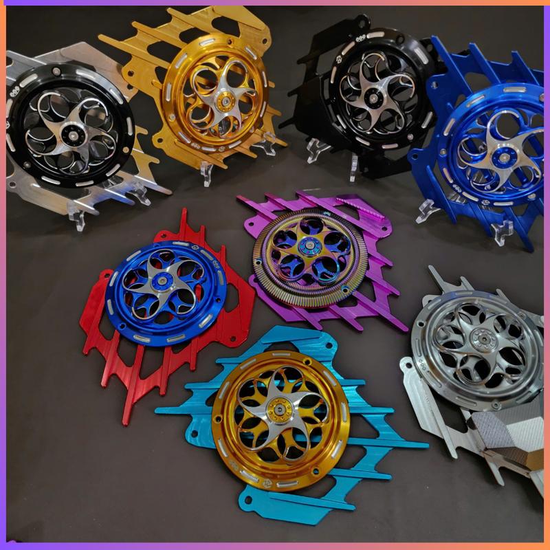 Phụ Kiện Xe VARIO, AB, SH Dòng 2Val - Che Két Nước 2Val Ko Gù Kèm Quạt Gió CNC - Phối Nhiều Màu Sắc