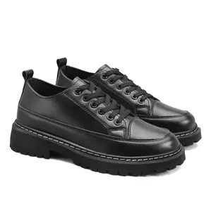 RF FOOTWEAR Original Terbaru Sepatu Hitam Carlos Docmart Pria Dan Wanita Unisex Karet Premium Quality Sepatu Kerja Pantofel Formal Shoes Kasual Cowok Cewek