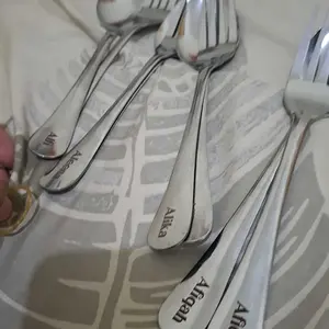 Gratis ukir nama sendok ,garpu isi 12pcs,sendok makan,sendok polos,sendokstainless,sendok anti maling