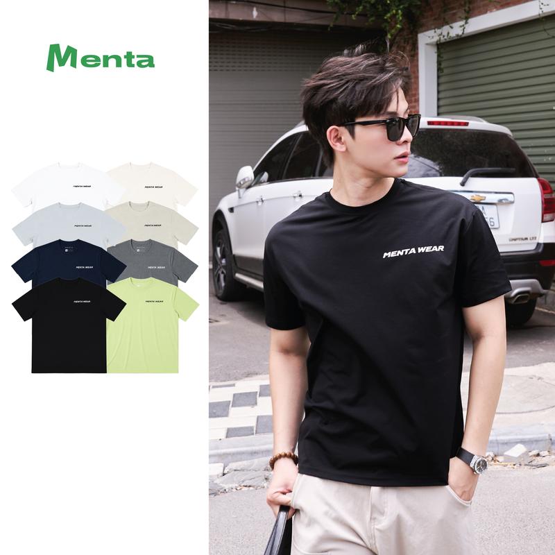 ÁO THUN THỂ THAO MENTA WEAR – Thoáng khí,thấm hút mồ hôi, Chất liệu vải thun thể thao cao cấp co giãn tốt, ít nhăn, Phù hợp đi chơi, tập gym, streetwear