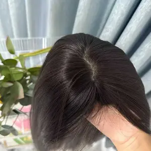 Wig Wanita Premium Import Korea – Full Wig Korea Panjang 60 cm untuk Wanita / Rambut Palsu Wanita High-Quality/Super Realistis/Gaya Lurus/ Belahan Tengah / Tersedia dalam Warna Black & Cool Brown / Model Baru 2025