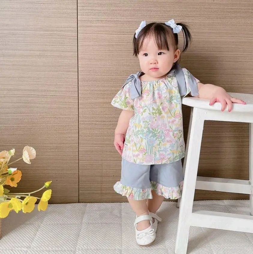 Aurell oneset baby kids tali bahu celana rempel 0bln-8th katun twill