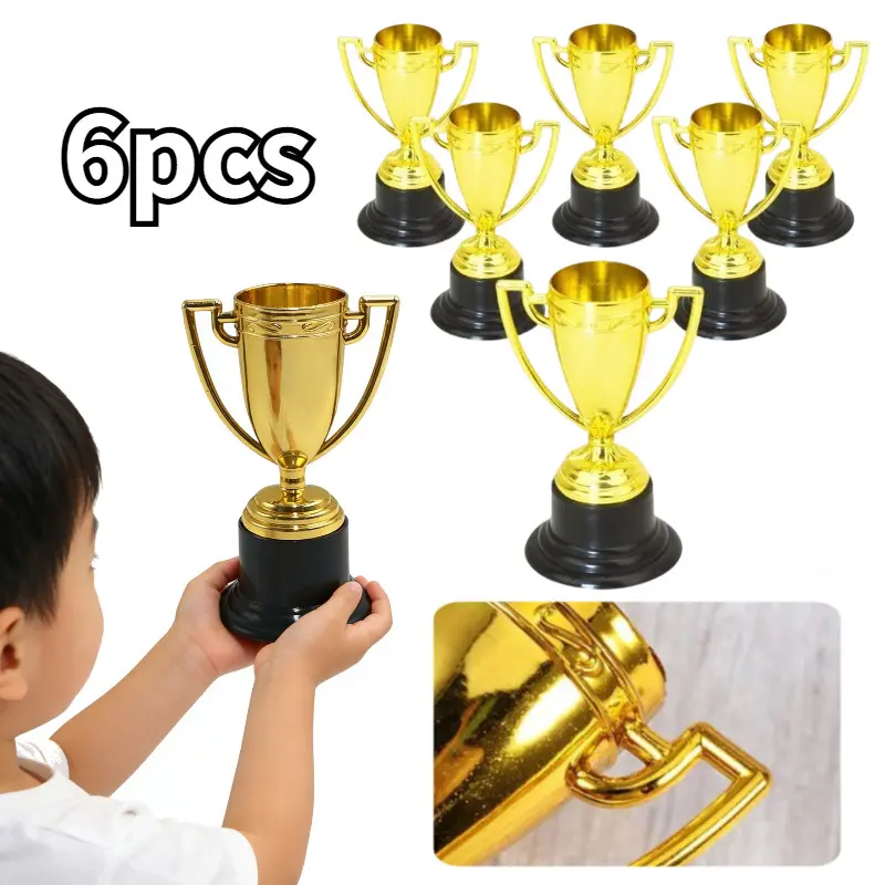 6pcs/Set Piala Trophy Anak Piala Anak Piala Award Piala Mini Piala Motivasi Piala Penghargaan