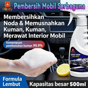 DDaily Interior Cleaner 500ml Pembersih Mobil Serbaguna untuk Jok Plafon Dashboard Cairan Membersihkan Efektif