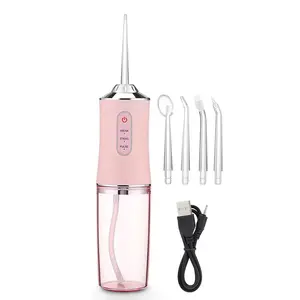 Oral Irrigator Dental Water Jet Flosser Appliance Pick Floss Dentistry Mouth Washing Machine Teeth Whitening Cleaning Tools - white