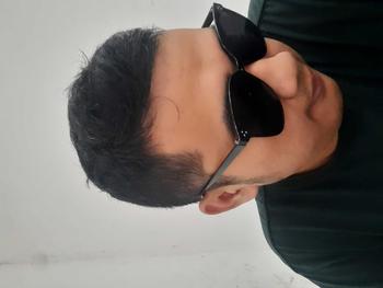 Product Review of kacamata hitam wanita pria optik antiradasi dengan fashion sunglasses mata kucing bingkai penuh eyewear from A**u M**n ** 0