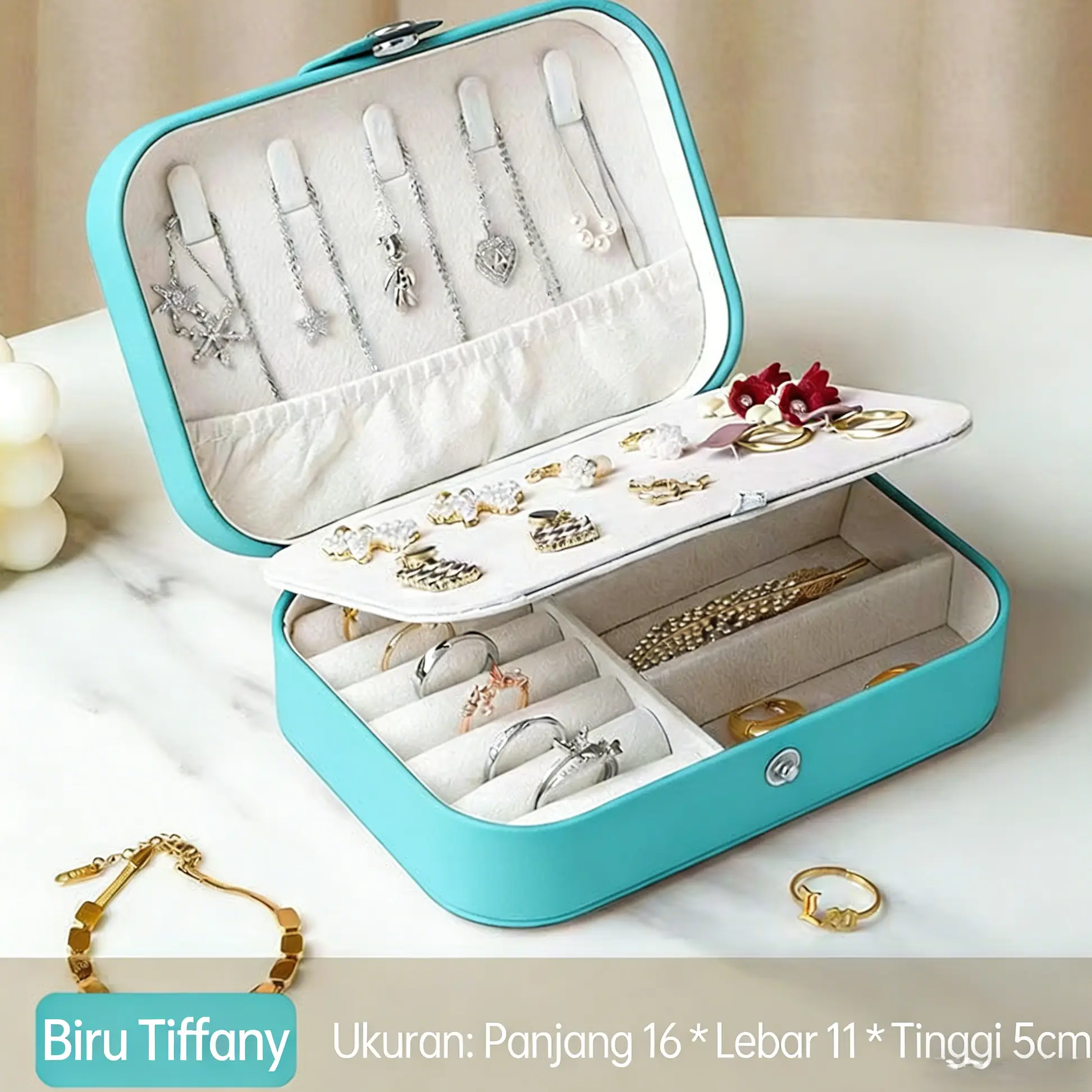 2 Lapis-Biru Tiffany