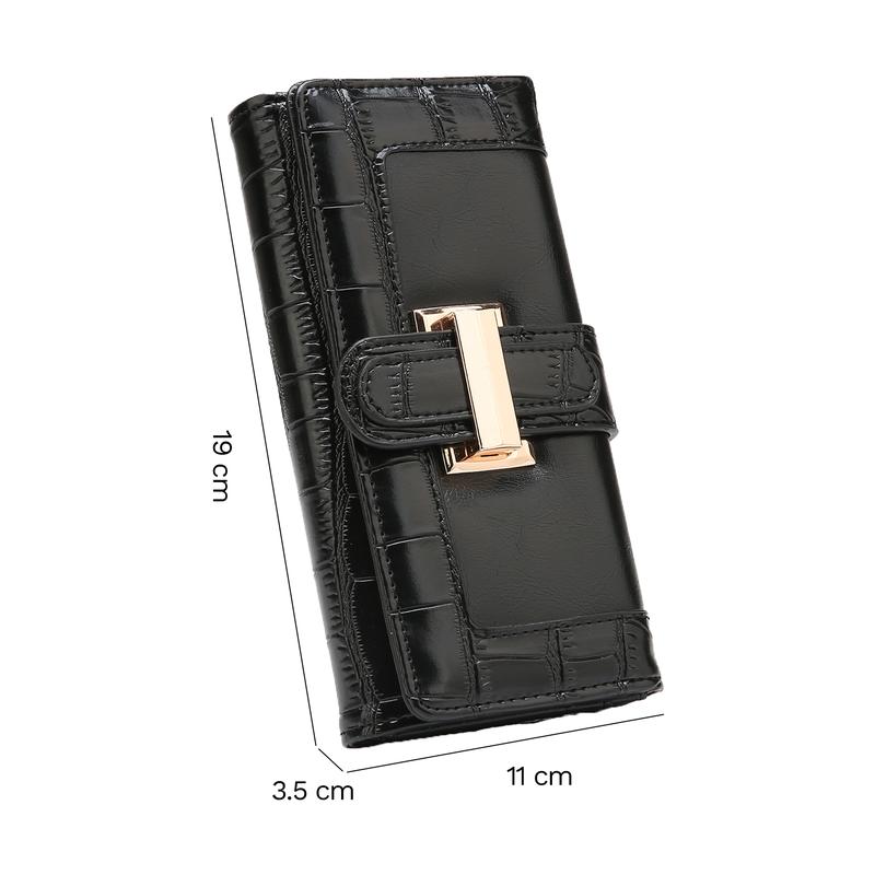 CEKA Dompet Wanita Serbaguna Panjang Dompet Croco Kulit Dompet Kartu Terbaru - Lindex Long Wallet 4