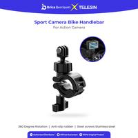 Gambar TELESIN 360 Degrees Mounting Stang Sepeda Bicycle Motor Motocycle Clamp HandleBar Bracket Mount For Action Cam GoPro Brica B-Pro5 BPro Insta360 Akaso XM Yi Osmo Camera Kamera dari Brica Berrisom Kab. Tangerang 1 Tokopedia