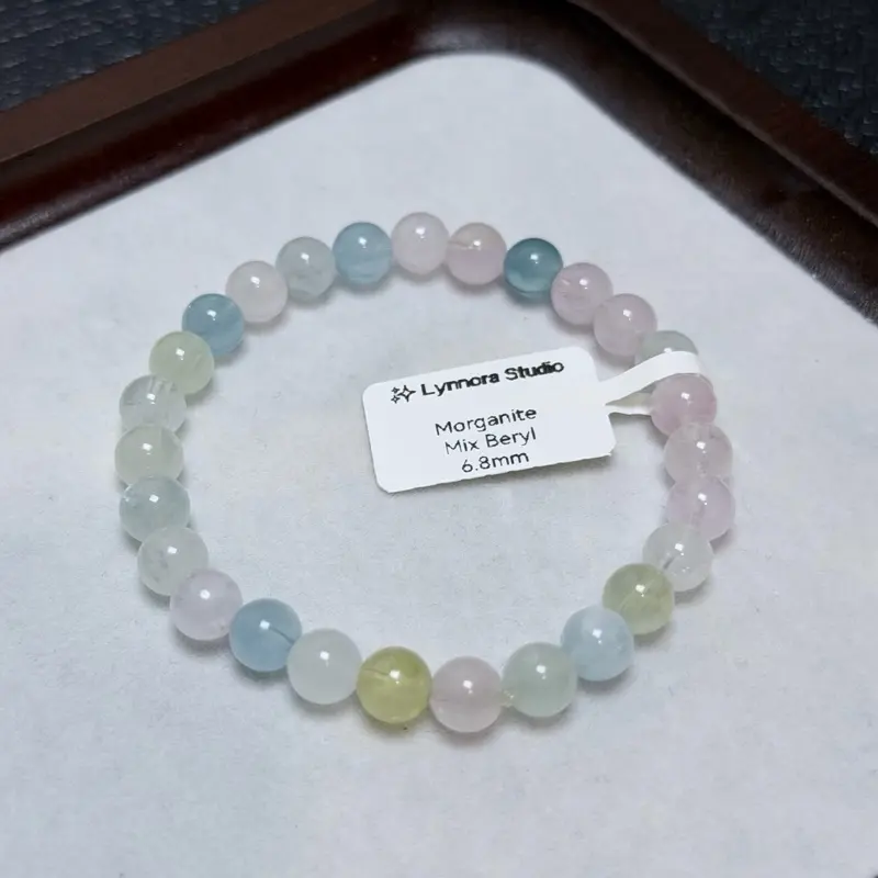 Gelang Mix Beryl Morganite Natural