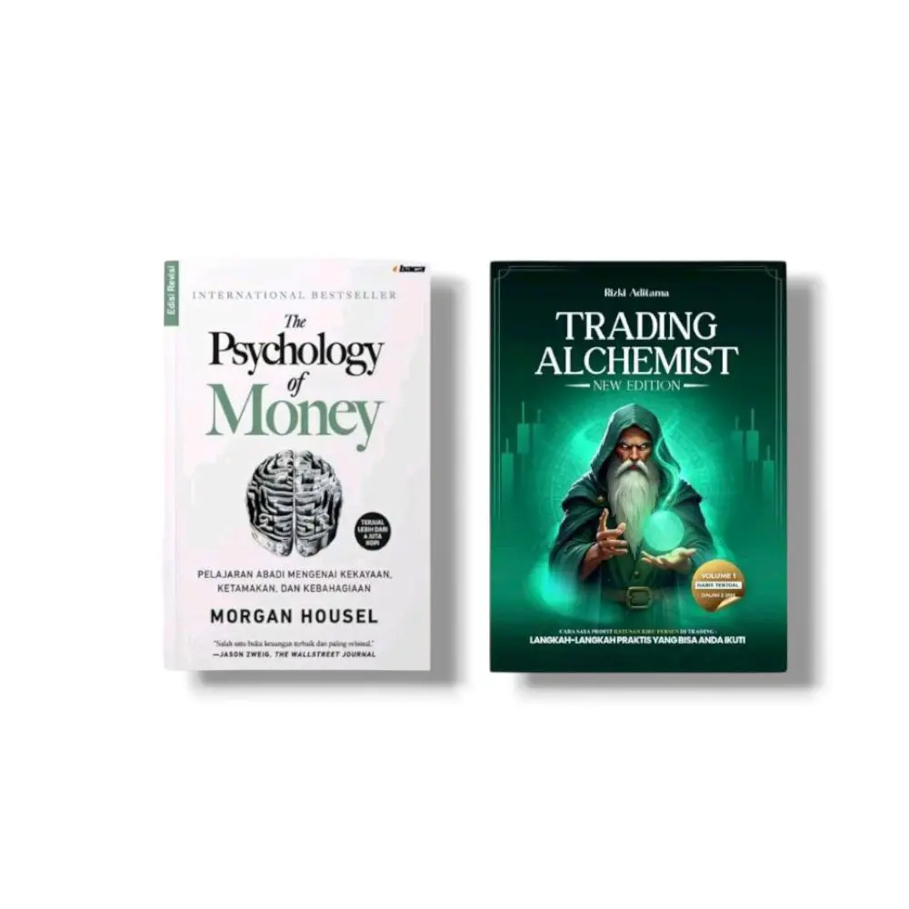 Paket 2 Buku The Psychology Of Money - Trading Alchemist ( Isi 2 Buku )