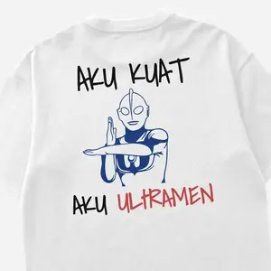 Kaos Aku Ultraman T-Shirt Unsiex 100% Cotton Combed 24s T-SHIRT Unisex Kaos Pria Wanita 1231A3