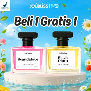 Beli 1 Gratis 1 Parfum Jolibliss Scandalove & Blackpium Eau De Parfume 35ml Parfum Pria Wanita Wangi Segar Mewah Elegan