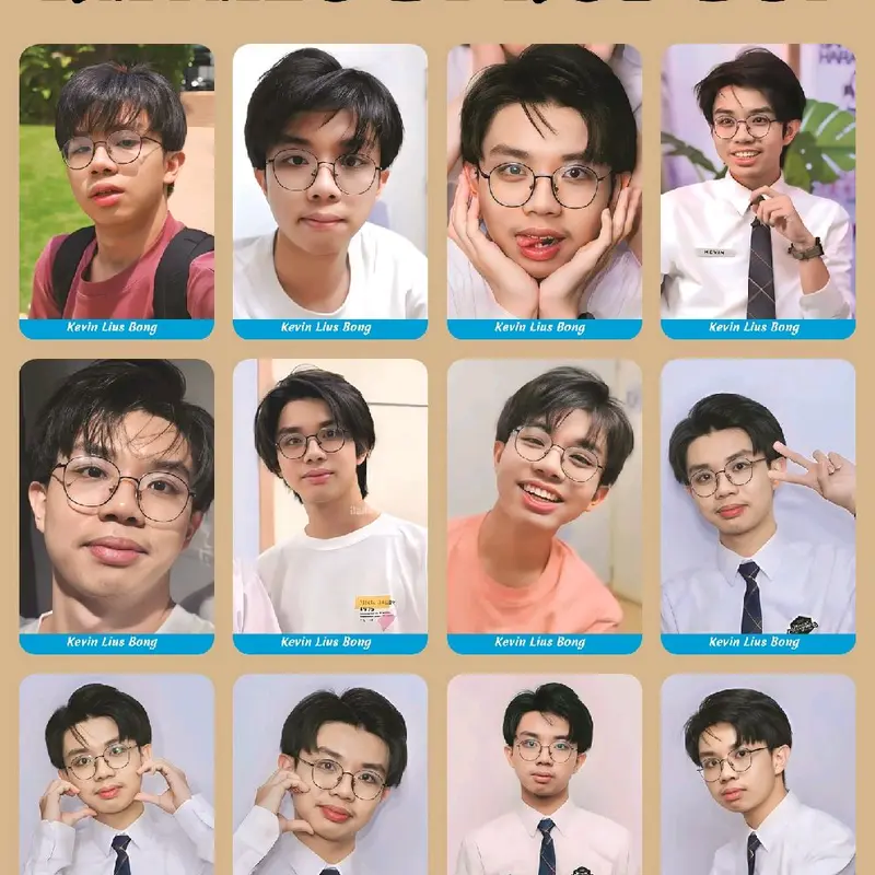 BONUS GANTUNGAN KUNCI, Photocard 50pcs KEVIN LIOS BONG , COD 3