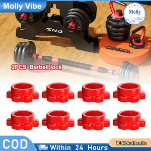 [2Pcs] Kunci Batang Dumbbell PVC - Kunci Batang Barbel - Kunci Penjepit Dumbbell