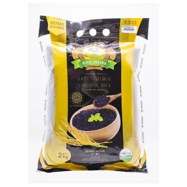 Gambar MD ORGANIC BLACK RICE PECAH KULIT 2 KG - Hypermart dari Hypermart Depok Kota Depok Tokopedia