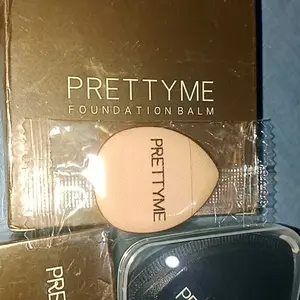 PRETTYME BUNDLING !! Foundy Balm & Velvet Blush Perfect Duo Complete Base & Blush Makeup Set Daily Glow Natural Flush Flawless Glow Complexion Set