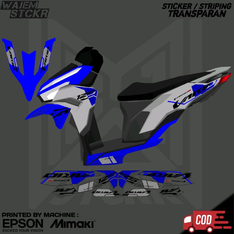 STRIPING TRANSPARAN VARIO 125 NEW 2023 GEN 2 CUSTOM MALAYSIA 4