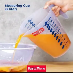 Gelas Takar Plastik 2 Liter - Alat Ukur Plastik untuk Dapur - Kitchenware Takaran