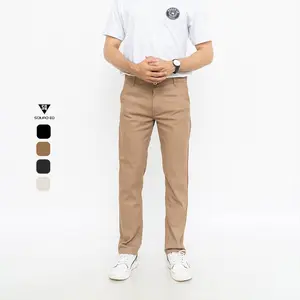 Celana Cinos Panjang Pria Cowo Pakaian cowok Dewasa Fashion Slim Fit