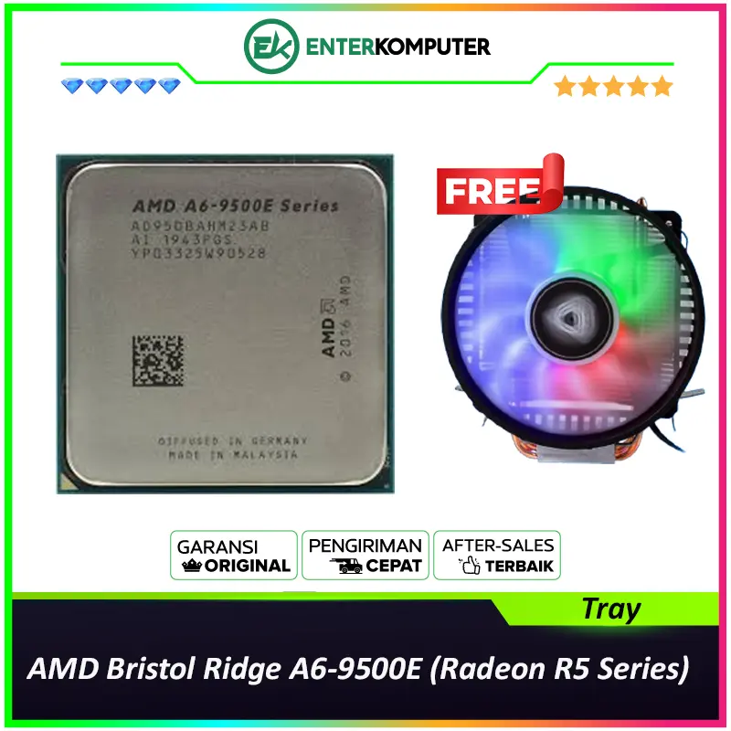 AMD Bristol Ridge A6-9500 (Radeon R5 Series) Up To