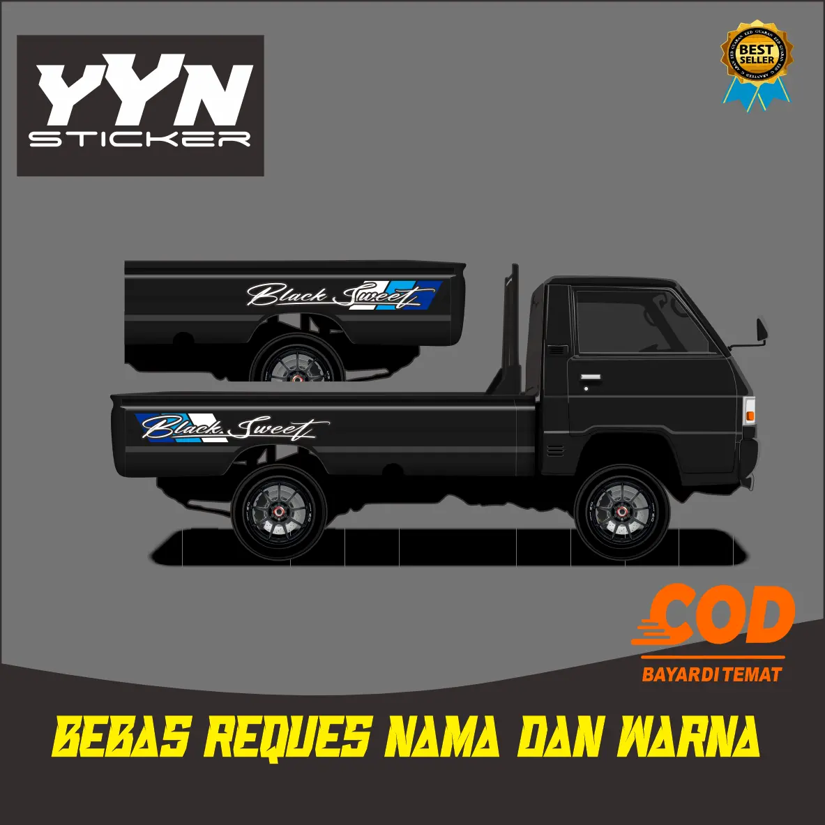 STICKER BAK SAMPING L300 SIAP TEMPEL BISA REQUES Car