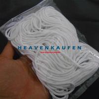 Gambar Elastis Bulat Empuk Curah Diameter 3 mm Warna Putih Harga Per Rol isi 25 Meter Untuk Karet Elastis Tali Masker Dll - putih dari Heaven Kaufen Kota Malang 5 Tokopedia