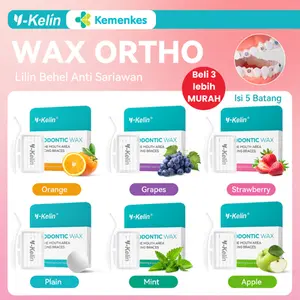 Y-Kelin Orthodontic Wax / Lilin Behel Gigi 5 pcs/Box