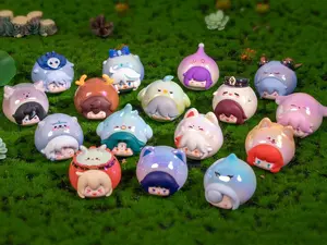 WISHING CHARACTER BOX GENSHIN IMPACT_VERSI Q KAMISATO FIGUR PVC BONEKA MEJA DECORA HADIAH MAINAN