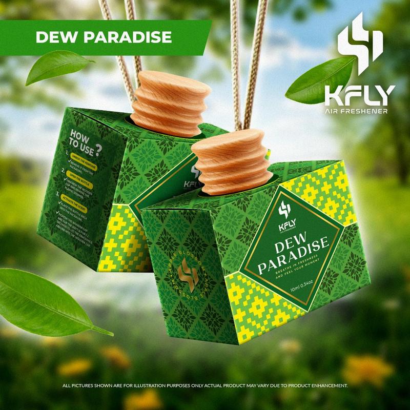 KFLY AIR FRESHENER - Car, Room, Wardrobe, Bathroom, Cabinet And Living Space